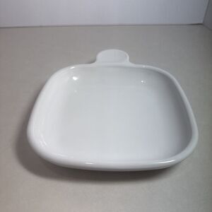 Corning Ware White Coupe Snack-It P-185-B 1979-1986